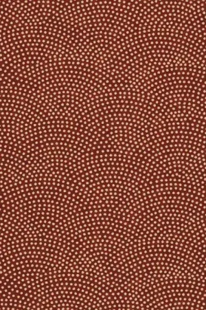 Novità Sevenberry Kasuri Red, Tessuto Rosso con pois a onda - Robert Kaufman