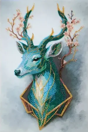 Offerta Del Giorno Kit di ricamo con perline - Spirito forestale - Abris Art