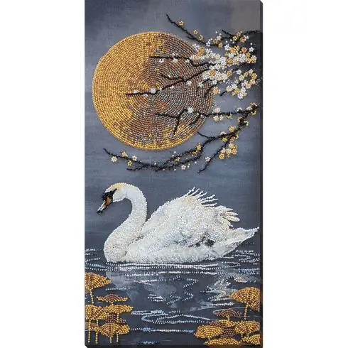 Kit di ricamo con perline - Quando l'anima sboccia - Abris Art Non Perdere