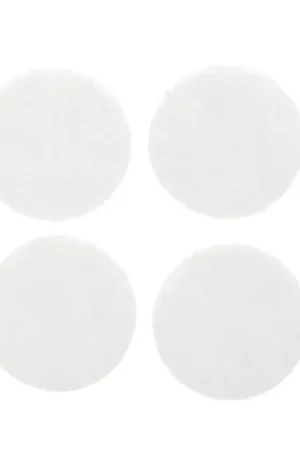 Recharge rond feutrine 22 mm pour pendentif diffuseur de parfum - Blanc x4 Acquista Ora