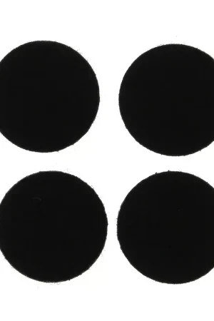 Recharge rond feutrine 22 mm pour pendentif diffuseur de parfum - Noir x4 Sconto