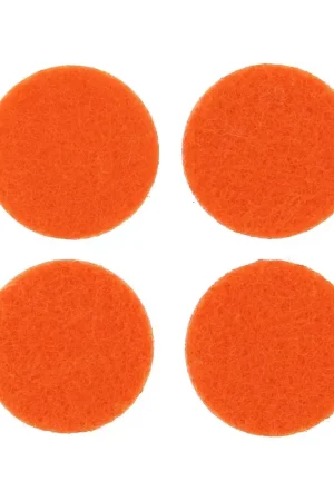 Recharge rond feutrine 22 mm pour pendentif diffuseur de parfum - Orange x4 Prezzo Conveniente