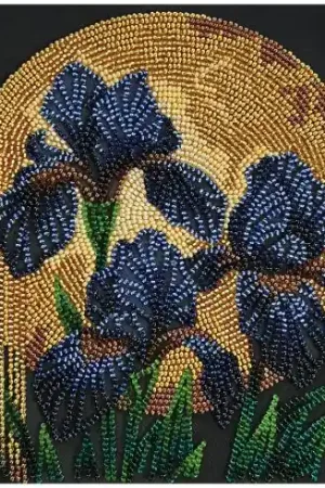 Ordina Subito Kit di ricamo con perline - Ballare nella luce dorata - Abris Art