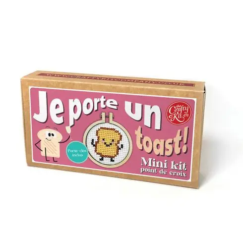 Prezzo Di Fabbrica Mini kit per il punto croce - Brindo! - The Crafty Kit Compagny