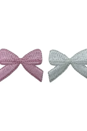 Compra Adesso Applicazione Patch Fiocchetto Termoadesiva Baby Ricamo Unito 3 Cm