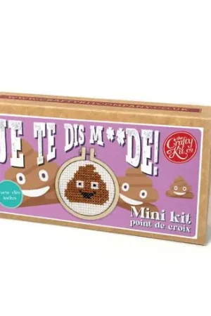 Mini kit per il punto croce - Ti dico m**da! - The Crafty Kit Compagny Offerta Lampo