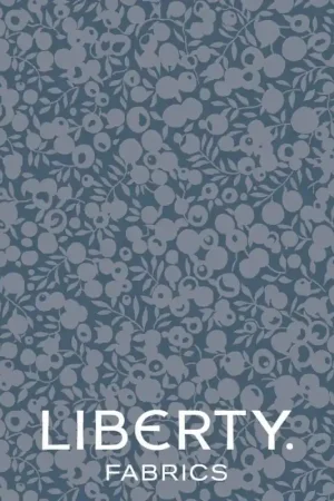 Wiltshire Shadow Denim, tessuto azzurro jeans tono su tono - Liberty Fabrics Prezzo Scontato