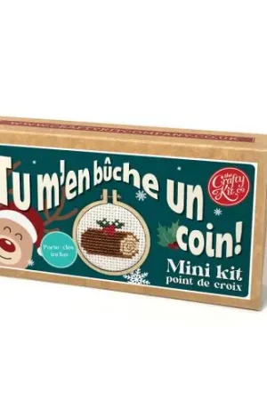 Mini kit per il punto croce - Mi hai lasciato a bocca aperta! - The Crafty Kit Compagny Spedito Oggi