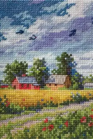 kit ricamo a punto croce - Stato - Merejka Di Tendenza