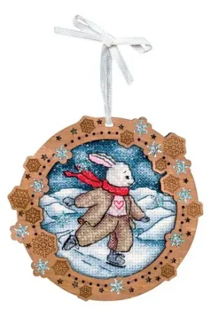 Kit di ornamenti da ricamare - Sul fiume ghiacciato 1 - MP Studia Offerta