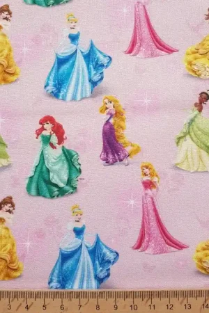 Pagamento Sicuro Tessuto in Cotone - Principesse Disney