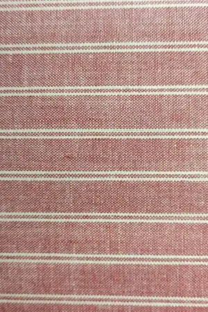 Ordina Subito Moda Fabrics, Tessuto Rosso con Righe Beige