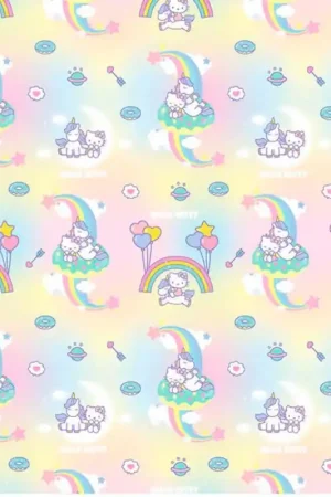 Offerta Speciale Tessuto in cotone - Hello Kitty - Dolce