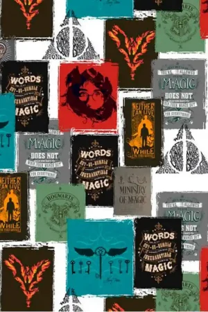 Spedizione Gratuita Tessuto in cotone - Harry Potter