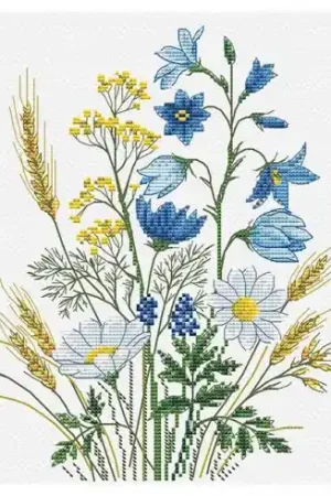 Spedizione Gratuita kit ricamo a punto croce - Giacinta dei boschi - Andriana