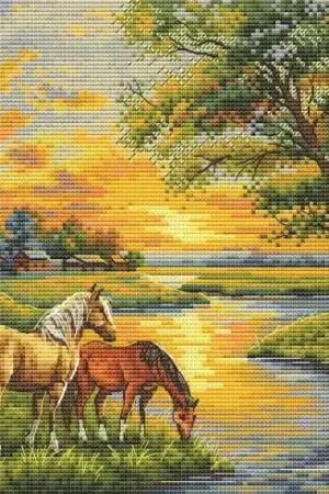 Spedito Oggi kit ricamo a punto croce - Patria - Andriana