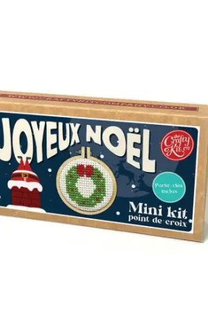 Mini kit per il punto croce - Buon Natale - The Crafty Kit Compagny A Buon Prezzo