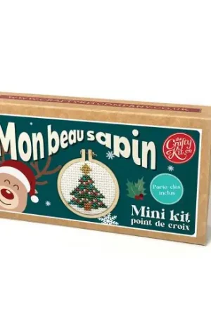 Esclusivo Mini kit per il punto croce - Il mio bell'albero - The Crafty Kit Compagny