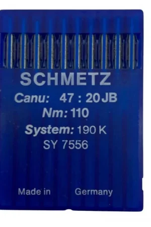 Popolare 10 Aghi Schmetz Canu:47:20 JB NM:110 SYSTEM:190k SY 7556 – Industrial Sewing Needles