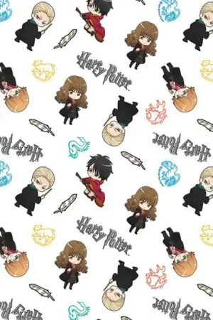 Di Tendenza Tessuto in cotone - Harry Potter - Disegni