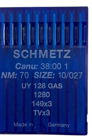10 Aghi Schmetz Canu:38:00 1 NM:70 SIZE:10/027 UY 128 GAS 1280 149X3 TVX3 Solo Oggi