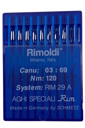 10 Aghi Schmetz Taglia Cuci Industriale CANU 03:69 1 NM 120 SYSTEM: RIM 29 A AGHI SPECIALI RIM Esclusivo