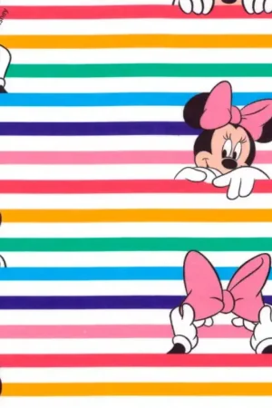 Promo Stagionale Tessuto in cotone - Minnie Mouse - Multicolore