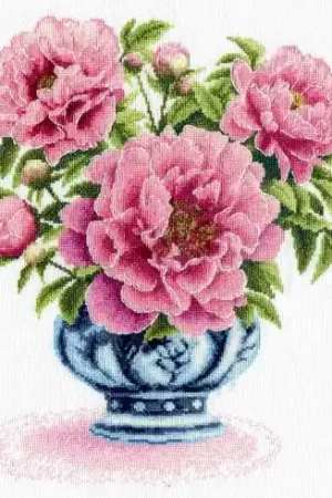 Prezzo Di Fabbrica kit ricamo a punto croce - Peonie - Charivna Mit