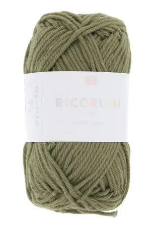 Coton Ricorumi par Rico Design pour Amigurumi - Kaki 078 x 25g Prezzo Scontato