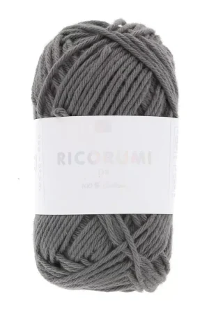 Esclusivo Coton Ricorumi par Rico Design pour Amigurumi - Ardoise 080 x 25g