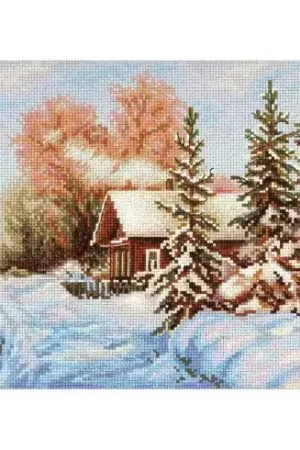 kit ricamo a punto croce - Strada del villaggio - MP Studia Vendita Finale