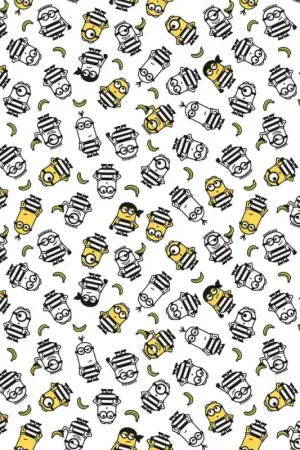 Offerta Lampo Tessuto in cotone - Minions - Carcerati