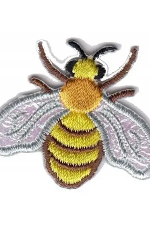 Applicazione Termoadesiva Patch Marbet Ricamo INSETTO MEDIO 32X45 MM Offerta Lampo