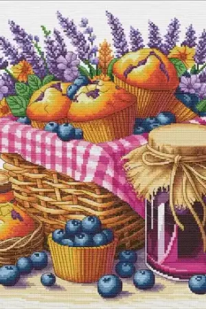 kit ricamo a punto croce - Profumo delicato - Nova Sloboda Professionale