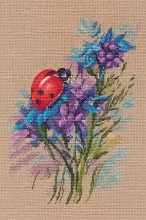 Promozione Esclusiva kit ricamo a punto croce - Coccinella - Oven