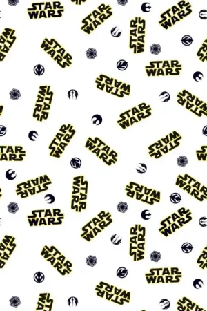 Prezzo Ridotto Tessuto in cotone - Star Wars - Logo