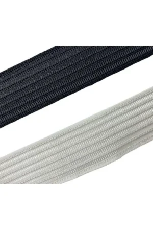 Passamaneria Cinta Nastro Rete Elastico con Molla Interna Altezza 2,5 cm Di Tendenza