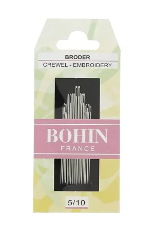 Prezzo Conveniente Aiguilles à broder Bohin n°5/10 x15