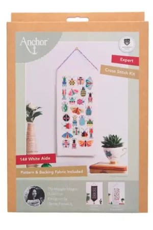 Kit di Punto Croce - Bugs  Moths - Anchor Spedito Oggi