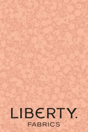 Wiltshire Shadow Peony Blush, Tessuto color Rosa Peonia tono su tono - Liberty Fabrics Promozione Esclusiva