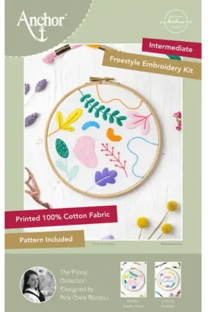 Kit di ricamo - Graphic Floral - Anchor Compra Online