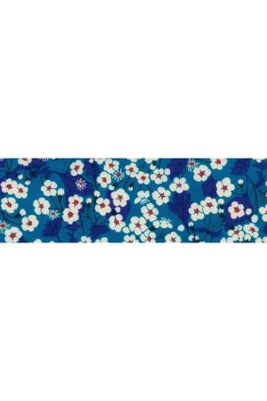 Vendita Finale Biais en tissu Liberty - Mitsi - Outremer x1m