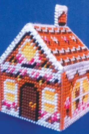 Kit supporto per ricamare - Casa di pan di zenzero - Canevas Fatal A Buon Prezzo