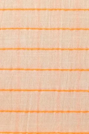 Reso Gratuito Tessuto Sari Fluor Katia - Orange