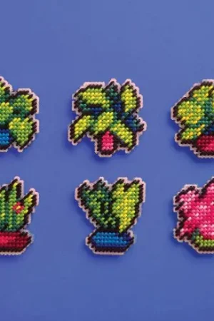 Kit magnete per ricamo - pianta - Canevas Fatal Compra Online