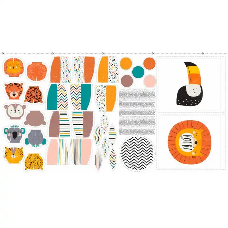 Pannello in tessuto cotone Katia - Fly Hero Bowling Ordina Subito