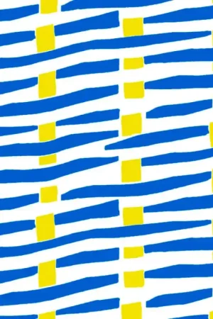 Promozione Esclusiva Tessuto Canvas Katia - Fluor Abstract