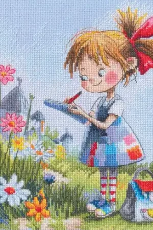 kit ricamo a punto croce - Il richiamo dei fiori - RTO Scelto Dai Clienti