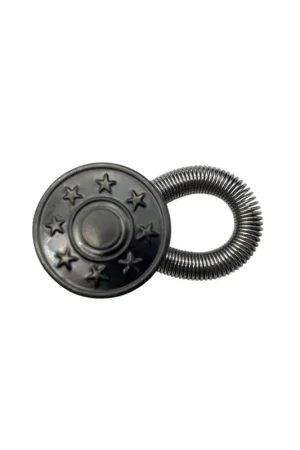 Spedizione Gratuita Allarga Pantalone Bottone 17 Mm Acciaio Molla