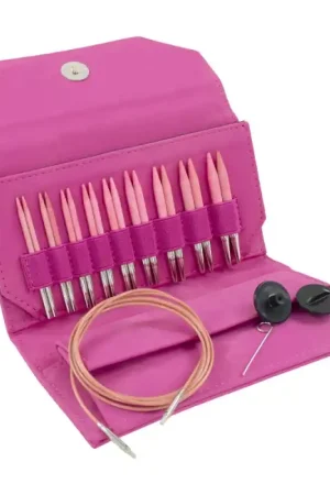Spedizione Gratuita Set di Ferri Circolari Blush - Fuchsia Denim Effect - Lykke